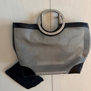 Escada Transparent Tote Bag! (medium size)